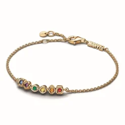 Pandora Bracelet Chaîne Marvel Avengers Pierres d’Infinité | Femme Bracelet