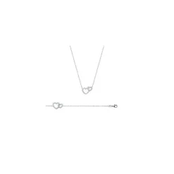 Maison de la Bijouterie Bracelet Coeur femme argent rhodié blanc micro serti - VWZ6V6ZV | Femme Bracelet