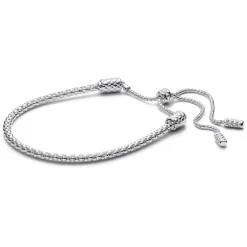 Pandora Bracelet Coulissant Maille Cloutée Moments | Femme Bracelet