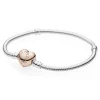 Pandora Bracelet Cœur & Maille Serpent Moments | Femme Bracelet