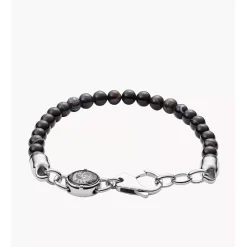 Diesel Bijoux Bracelet Diesel DX0848040 - Bracelet Tresse Cuir Noir Homme | Homme Bracelet
