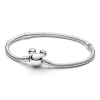 Pandora Bracelet Disney Maille Serpent Fermoir Mickey Moments | Femme Bracelet