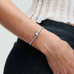Pandora Bracelet Disney Maille Serpent Fermoir Mickey Moments | Femme Bracelet