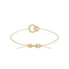 Maison de la Bijouterie Bracelet fantaisie maille forçat plaqué or UW33V3ZV | Femme Bracelet
