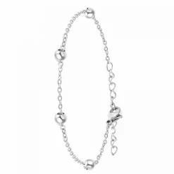 Angèle M Bijoux Bracelet Femme Angèle M B2371-ARGENT - Acier Argent | Femme Bracelet