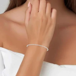 Angèle M Bijoux Bracelet Femme Angèle M - B2386-ARGENT Acier Argent | Femme Bracelet