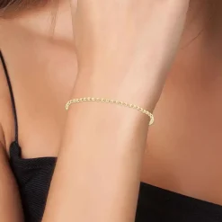 Angèle M Bijoux Bracelet Femme Angèle M - B2386-DORE Acier Doré | Femme Bracelet