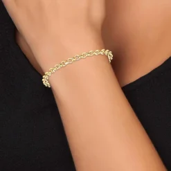 Angèle M Bijoux Bracelet Femme Angèle M - B2379-DORE Acier Doré | Femme Bracelet