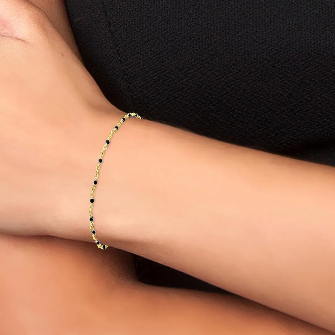 Angèle M Bijoux Bracelet Femme Angèle M B2395-NOIR | Femme Bracelet