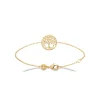 Maison de la Bijouterie Bracelet femme arbre de vie plaqué or UYY0UZZV | Femme Bracelet