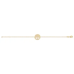 Maison de la Bijouterie Bracelet femme arbre de vie plaqué or UYY0UZZV | Femme Bracelet