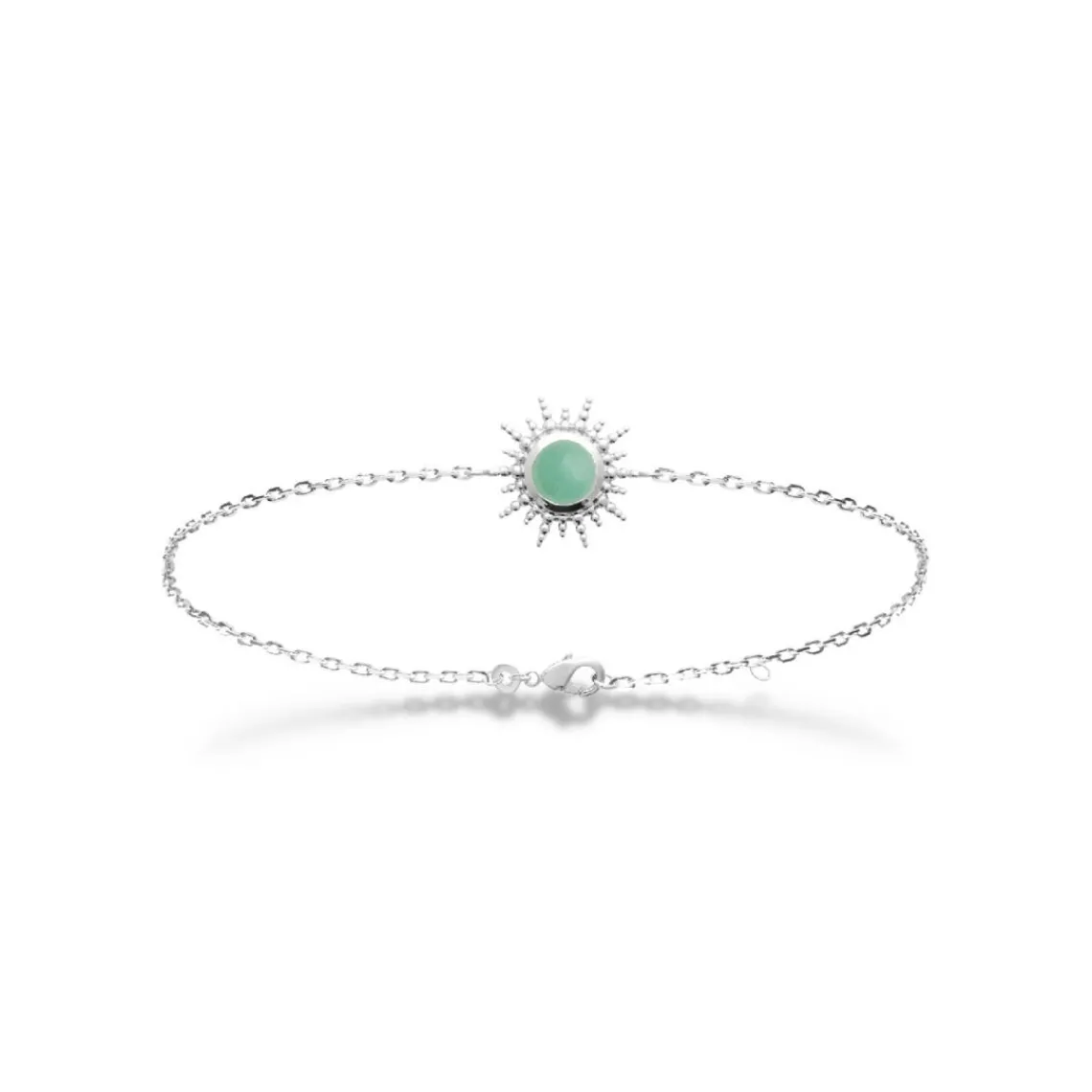 Maison de la Bijouterie Bracelet femme argent aventurine VW3Z4YZV | Femme Bracelet