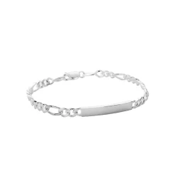 Maison de la Bijouterie Bracelet femme argent chainage figaro 1-3 4mm 563004ZV | Femme Bracelet