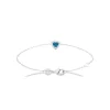 Maison de la Bijouterie Bracelet femme argent cœur bleu VW3UVWZV | Femme Bracelet