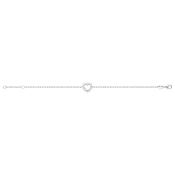 Maison de la Bijouterie Bracelet femme argent cœur fantaisie VW3U63ZV | Femme Bracelet