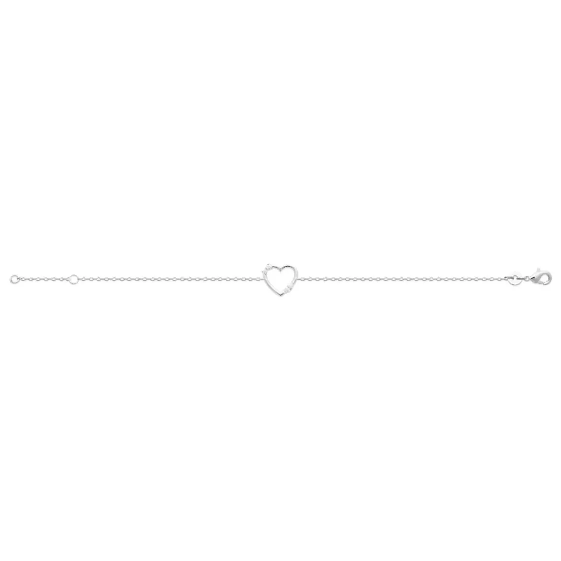 Maison de la Bijouterie Bracelet femme argent cœur fantaisie VW3U6YZV | Femme Bracelet