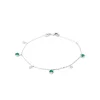 Maison de la Bijouterie Bracelet femme argent fantaisie pierres vertes VW3W46ZV | Femme Bracelet