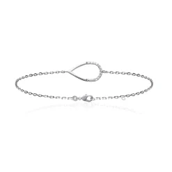Maison de la Bijouterie Bracelet femme argent goutte oxyde de zirconium VW30YVZV | Femme Bracelet