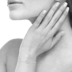 Maison de la Bijouterie Bracelet femme argent goutte oxyde de zirconium VW30YVZV | Femme Bracelet
