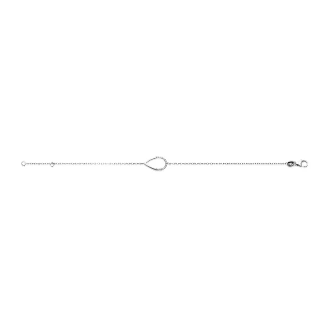 Maison de la Bijouterie Bracelet femme argent goutte oxyde de zirconium VW30YVZV | Femme Bracelet