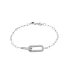 Maison de la Bijouterie Bracelet femme argent maillons rectangulaires VW350WZV | Femme Bracelet