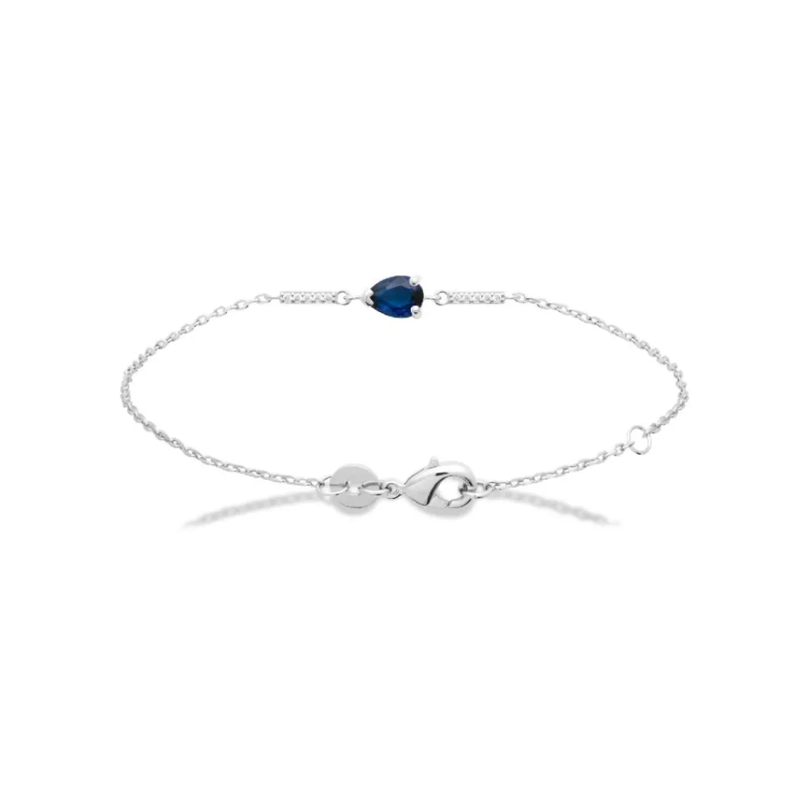 Maison de la Bijouterie Bracelet femme argent oxyde de zirconium bleue VW3UWVZV | Femme Bracelet