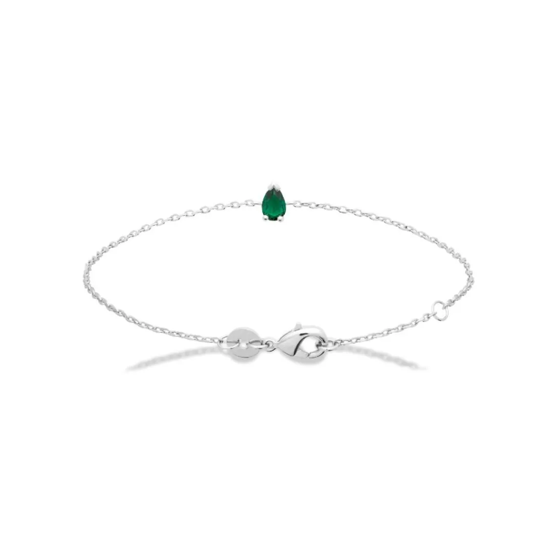 Maison de la Bijouterie Bracelet femme argent oxyde de zirconium verte VW3UW6ZV | Femme Bracelet