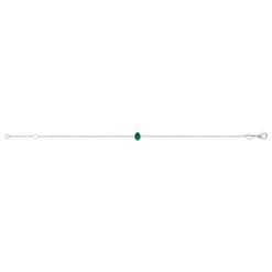 Maison de la Bijouterie Bracelet femme argent oxyde de zirconium verte VW3UW6ZV | Femme Bracelet