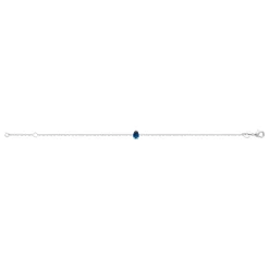 Maison de la Bijouterie Bracelet femme argent oxyde de zirconium bleue VW3UW5ZV | Femme Bracelet