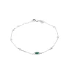 Maison de la Bijouterie Bracelet femme argent oxyde de zirconium verte VW3VU5ZV | Femme Bracelet