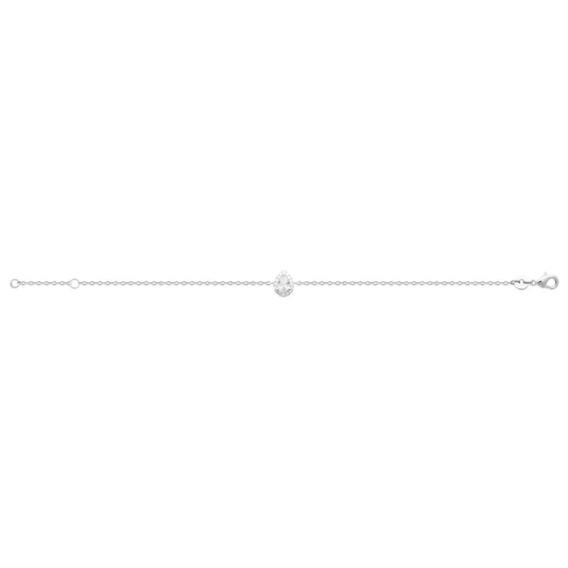 Maison de la Bijouterie Bracelet femme argent oxydes goutte VW3UU0ZV | Femme Bracelet