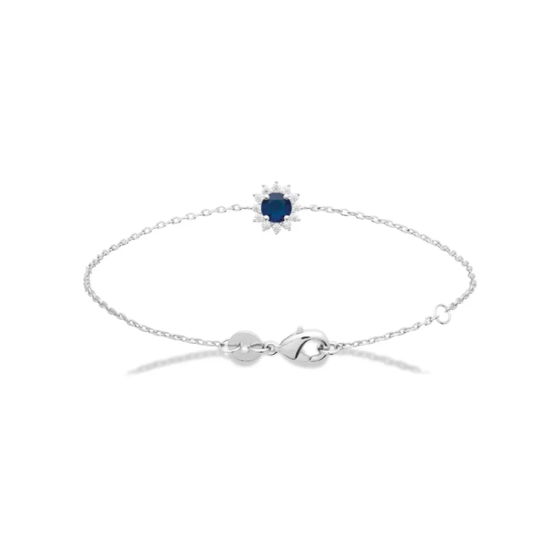 Maison de la Bijouterie Bracelet femme argent pierre bleue nuit VW3UW0ZV | Femme Bracelet