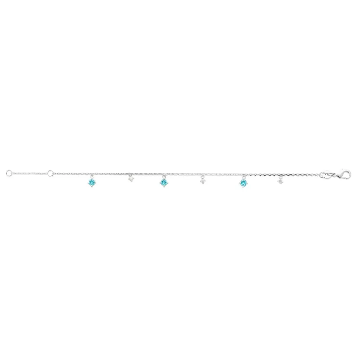 Maison de la Bijouterie Bracelet femme argent pierres bleues VW3W4WZV | Femme Bracelet
