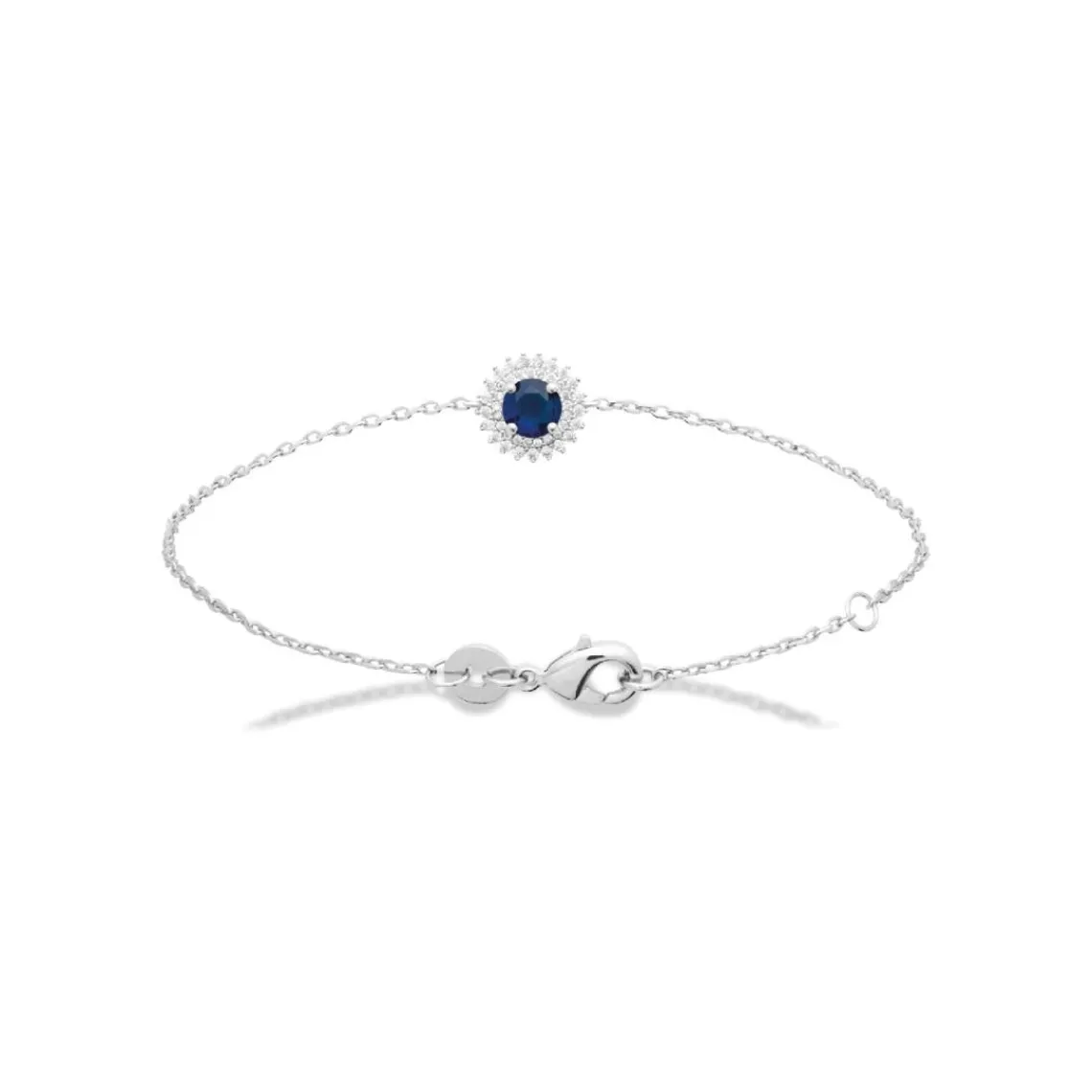 Maison de la Bijouterie Bracelet femme argent pierre bleue VW3UVZZV | Femme Bracelet