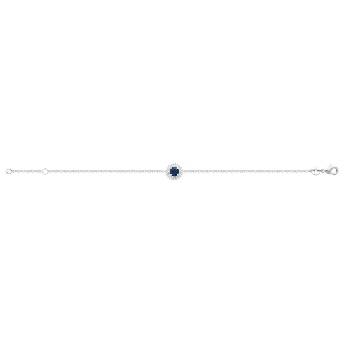 Maison de la Bijouterie Bracelet femme argent pierre bleue VW3UVZZV | Femme Bracelet