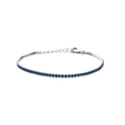 Maison de la Bijouterie Bracelet femme argent pierres bleues VW300UZV | Femme Bracelet