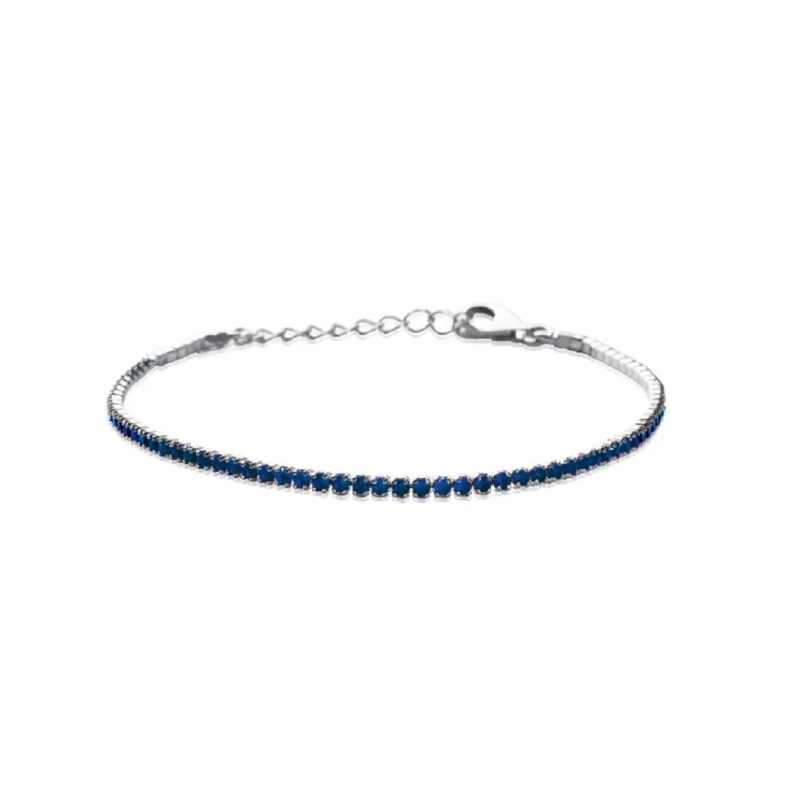 Maison de la Bijouterie Bracelet femme argent pierres bleues VW300UZV | Femme Bracelet