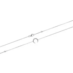 Maison de la Bijouterie Bracelet femme argent rhodié blanc serti clos - VWZUZ4ZV | Femme Bracelet