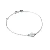 Maison de la Bijouterie Bracelet femme argent rhodié blanc serti griffe rond - VWZ45YZV | Femme Bracelet