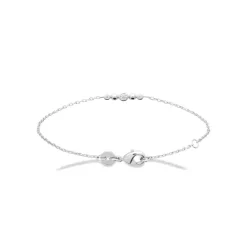Maison de la Bijouterie Bracelet femme argent serti clos oxyde VW3W40ZV | Femme Bracelet