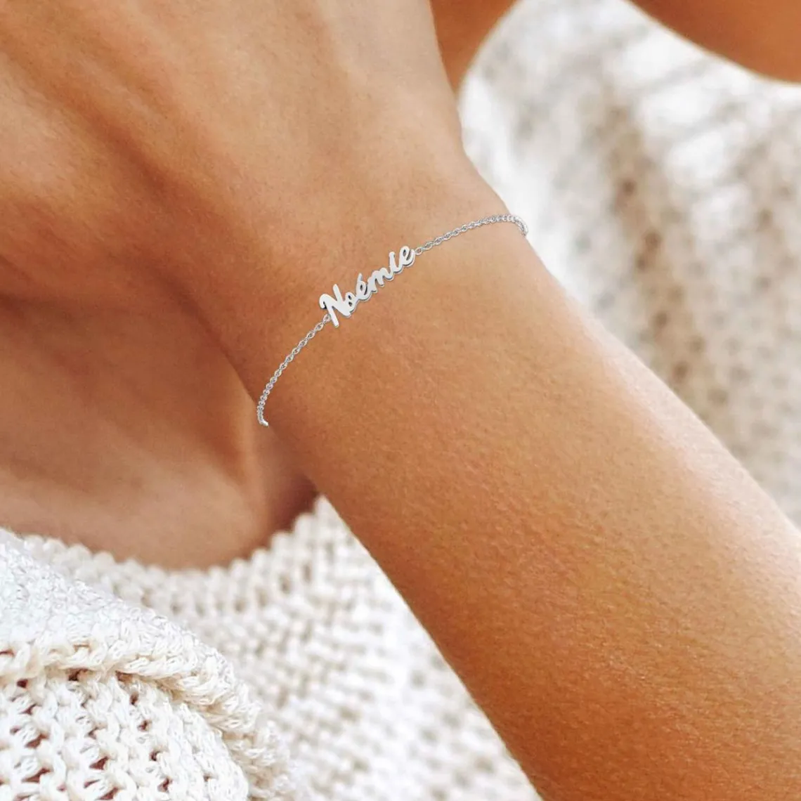 Athème Bracelet Femme - B2694-ARGENT-NOEMIE Acier Argent | Femme Bracelet