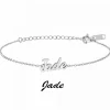 Athème Bracelet Femme - B2694-ARGENT-JADE Acier Argent | Femme Bracelet