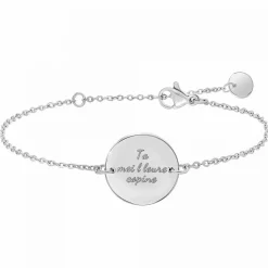 Athème Bracelet Femme - B2819-ARGENT Acier Argent | Femme Bracelet