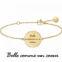 Athème Bracelet Femme - B2813-DORE Acier Doré | Femme Bracelet