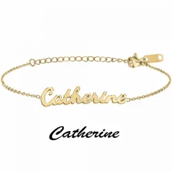 Athème Bracelet Femme - B2694-DORE-CATHERINE Acier Doré | Femme Bracelet