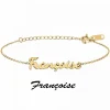 Athème Bracelet Femme - B2694-DORE-FRANCOISE Acier Doré | Femme Bracelet