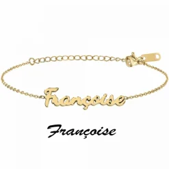 Athème Bracelet Femme - B2694-DORE-FRANCOISE Acier Doré | Femme Bracelet