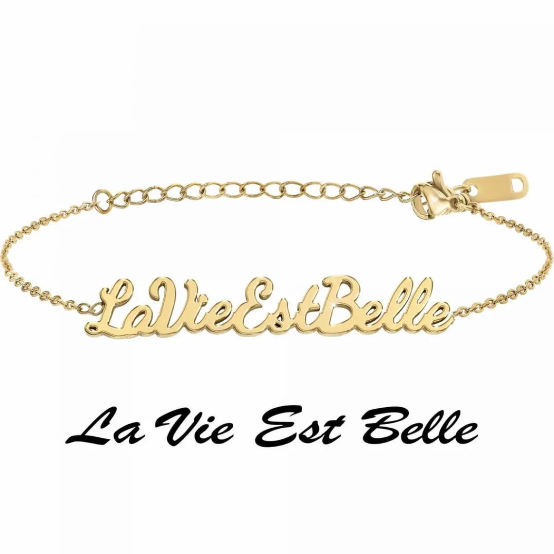 Athème Bracelet Femme - B2694-DORE-LAVIEESTBELLE Acier Doré | Femme Bracelet