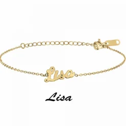 Athème Bracelet Femme - B2694-DORE-LISA Acier Doré | Femme Bracelet