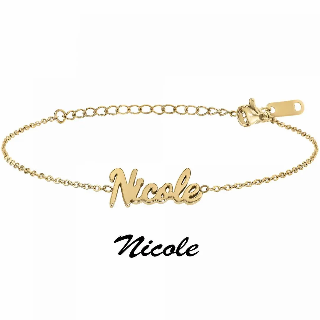 Athème Bracelet Femme - B2694-DORE-NICOLE Acier Doré | Femme Bracelet